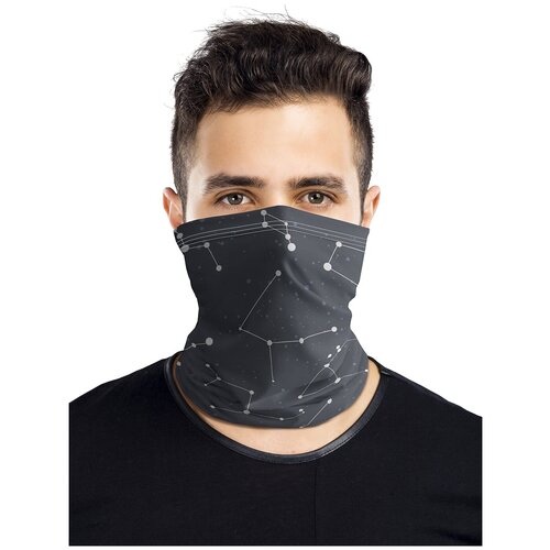 фото Универсальный бафф маска joyarty "множество созвездий"