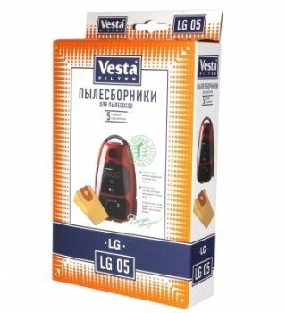 Vesta filter Бумажные пылесборники LG 05, 5 шт. - фото №15