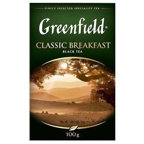 Greenfield чай черный листовой Classic Breakfast 100г.