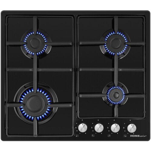 Встраиваемая независимая газовая поверхность HOMSair HGE643GBK 1822900₽