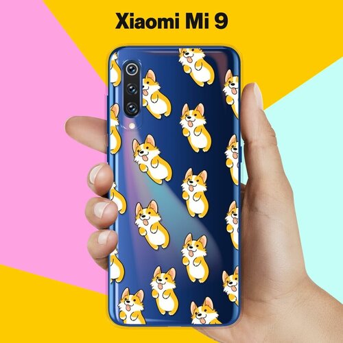 Силиконовый чехол Узор из корги на Xiaomi Mi 9 силиконовый чехол узор из корги на xiaomi mi 10