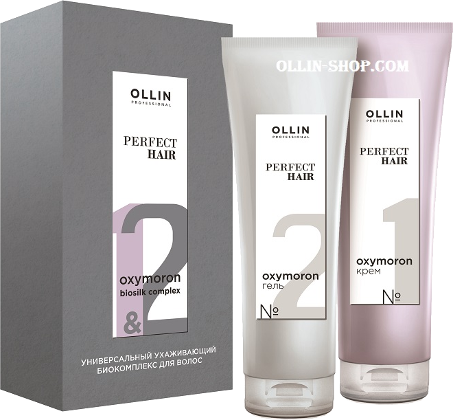 Ollin Prof Perfect Hair Универсальный биокомплекс Oxymoron для волос ухаживающий 250 мл 2 шт