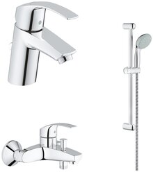 Душевой комплект Grohe Eurosmart 124446, серебристый