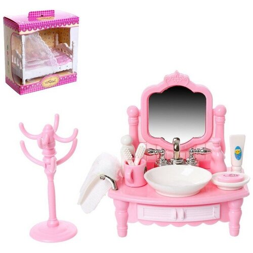 фото Набор мебели для кукол «уют-4: ванная комната» noname
