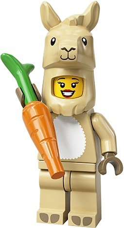 Конструктор LEGO Minifigures Series #20 71027-07 Девочка в костюме ламы / Llama Costume Girl (col20-7)