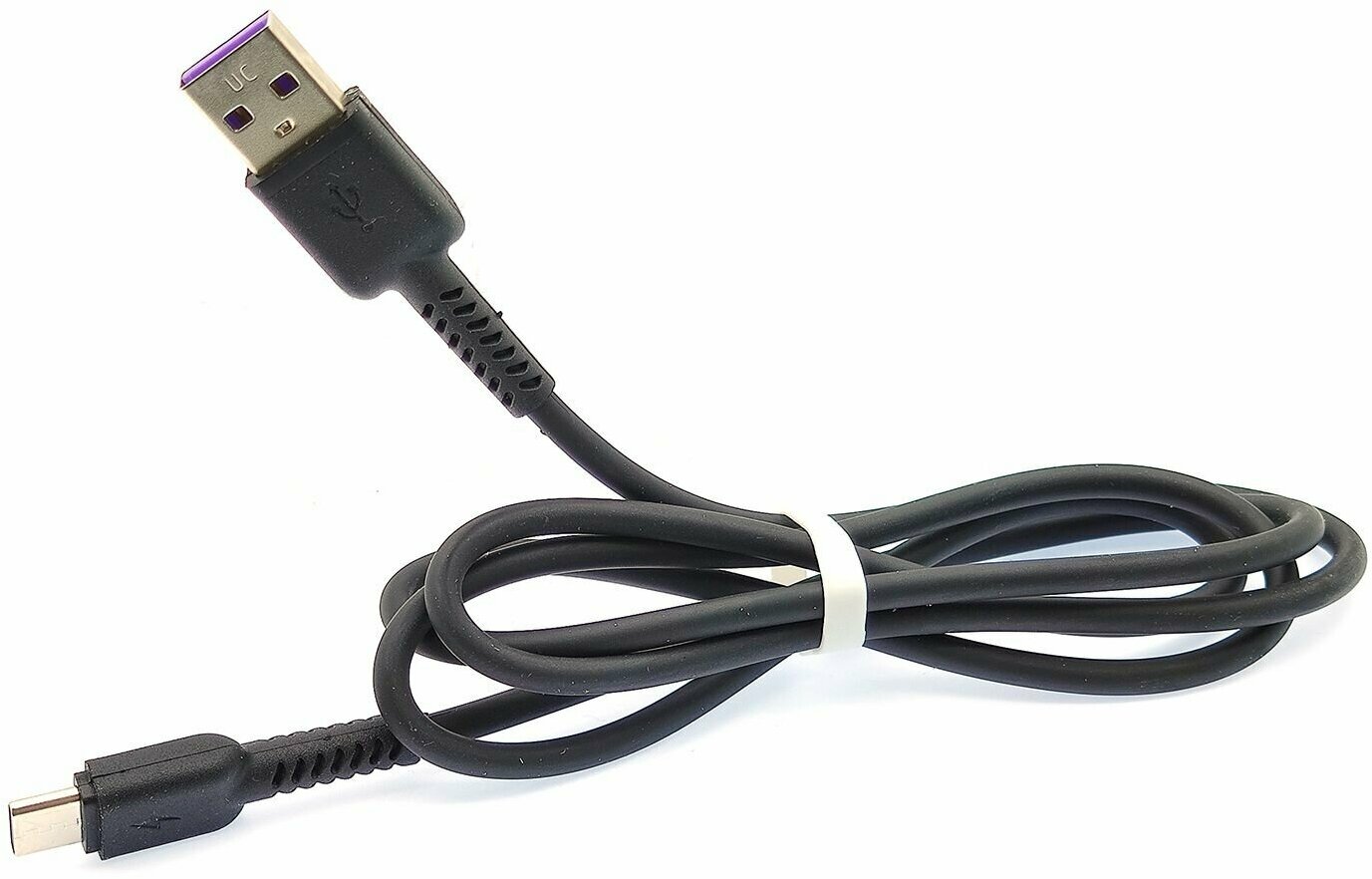 Кабель для зарядки телефона, смартфона Орбита OT-SMT27 Черный кабель USB 3A (TYPE C) 1м