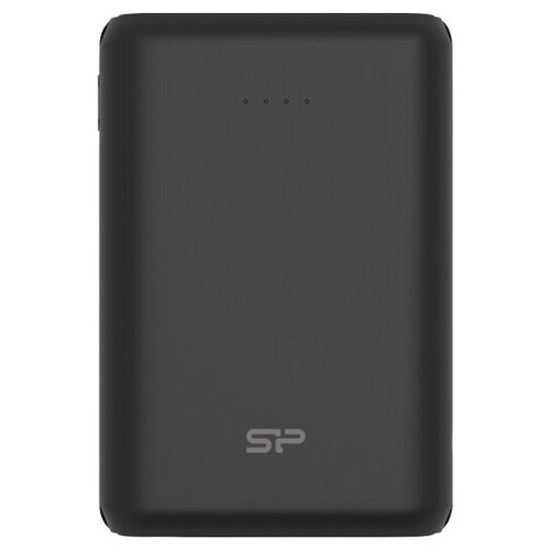 Внешний аккумулятор SILICON POWER АКБ 10000mAh Power Bank Type A-2шт, Micro B, Type C, Power Delivery, Черный