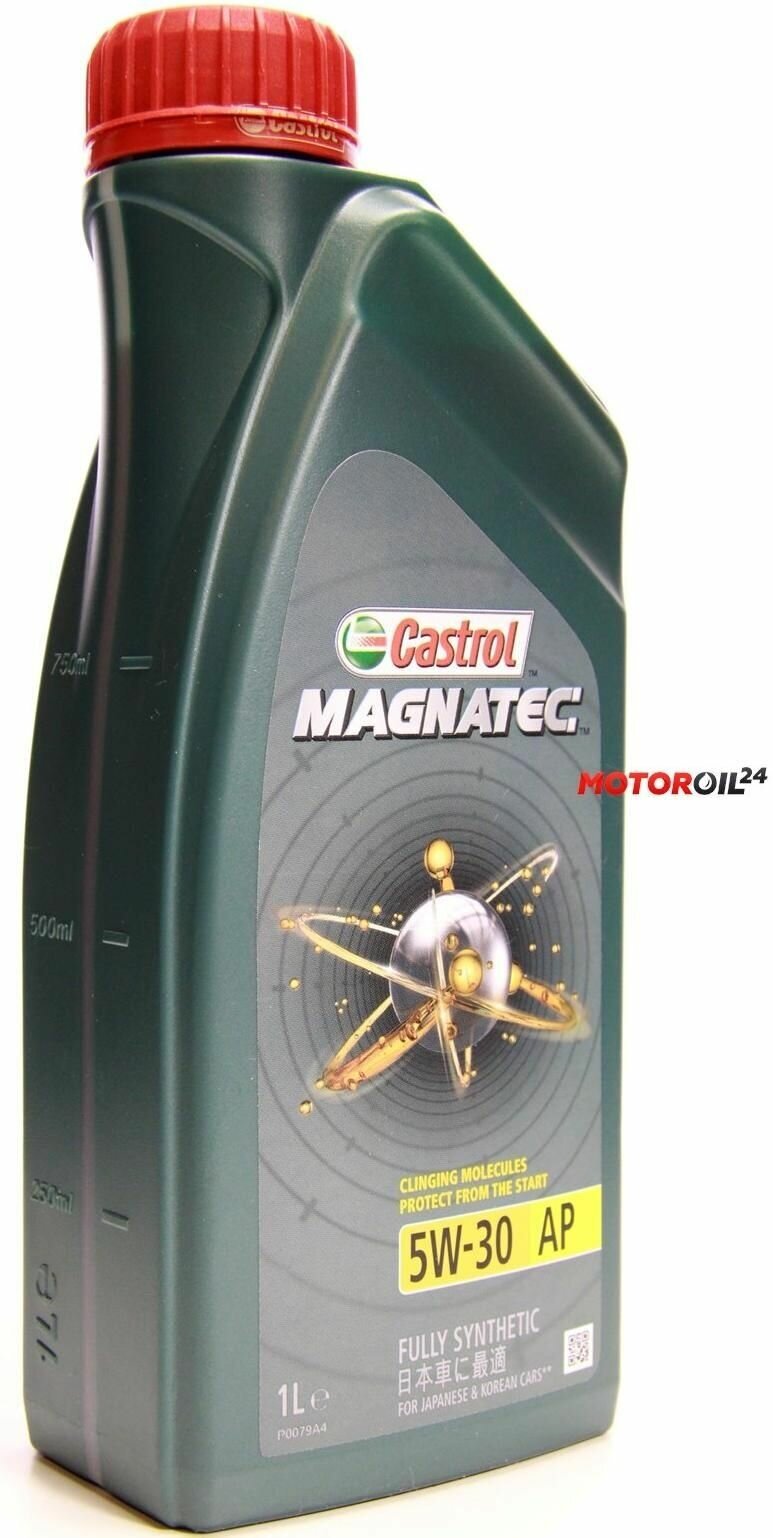 Синтетическое моторное масло Castrol Magnatec 5W-30 AP, 1 л, 1 шт.