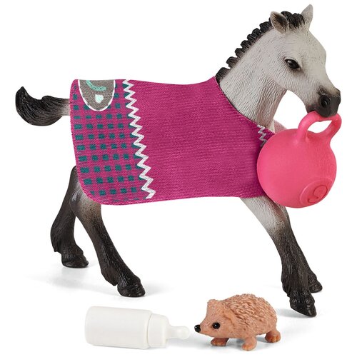 игрушка жеребёнок единорога розовый Фигурка Schleich Играющий жеребенок 42534, 12 см