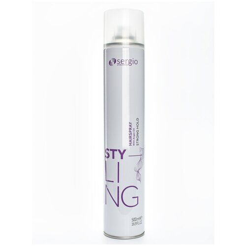 Sergio professional лак для волос сильной фиксации Styling 500мл 1430₽