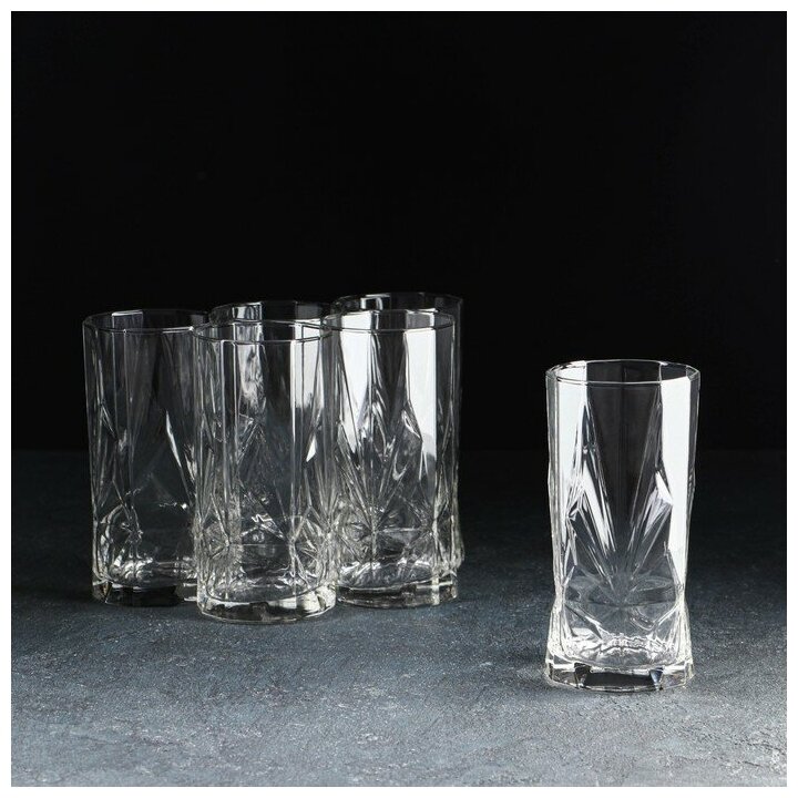 Luminarc Набор стеклянных стаканов «Рош», 450 мл, 6 шт