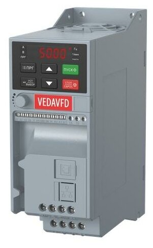 Преобразователь частоты VF-51-PK75-0003-T4-E20-B-H вход. 380В выход. 0.75кВт выход. 3А | код ABA00005 | VEDA ( 1шт. )