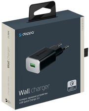 Сетевое зарядное устройство Deppa USB Quick Charge 3.0 (11384)