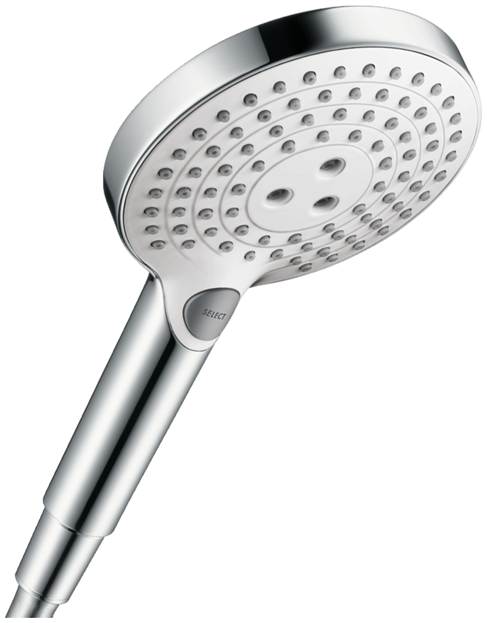 Ручной душ 120 3jet EcoSmart 9 л/мин 26531400, белый/хром