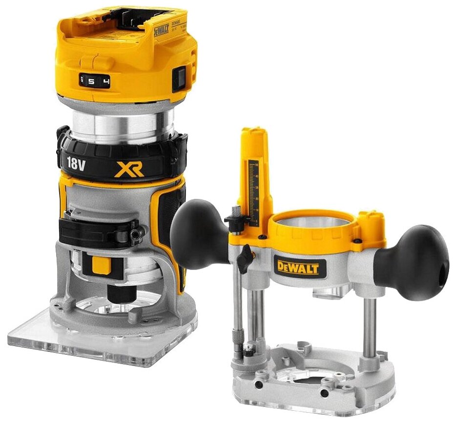 Аккумуляторный вертикальный фрезер DeWALT DCW604N