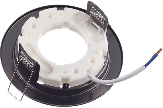 Светильник точечный GX53 круг чер хром D90 IP20 Navigator - фотография № 4