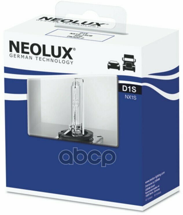 Лампа Neolux Ксеноновая D1s Pk32d-2 35W Neolux арт. NX1S1SCB