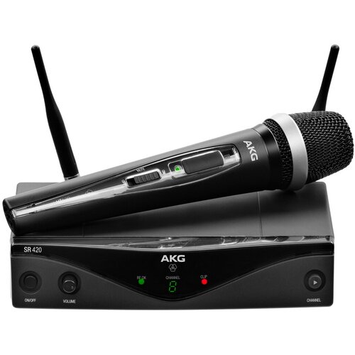 AKG WMS420 Vocal Set Band U2 вокальная радиосистема с приёмником SR420 ручной передатчик HT420 с динамическим капсюлем D5 6222200₽