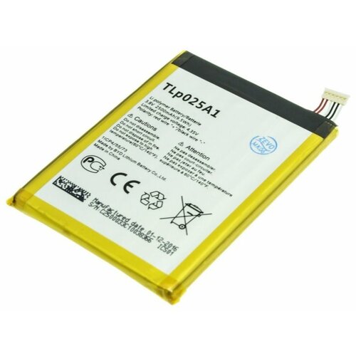 Аккумулятор для Alcatel OT-6043 / OT-7047 / OT-8000 Scribe Easy и др. (TLp025A2 / TLp025A1) аккумулятор для alcatel ot 1008 ot 1010 ot 1013 и др cab0400000c1 cab0400011c1 tli004a1