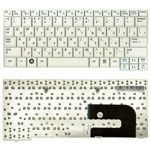 Клавиатура для ноутбука Samsung NC10 N110 N130 Белая PN BA59-02419Q BA59-02419R BA59-02697C 1559₽