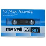 Аудиокассета Maxell LN90 For Music Recording - изображение