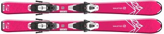 Горные лыжи детские с креплениями Salomon QST Lux Jr S (19/20), 100 см
