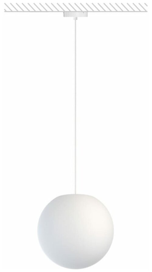 Подвесной светильник шар 15 см белый из пластика m3light SPHERE_P IP40 3000K
