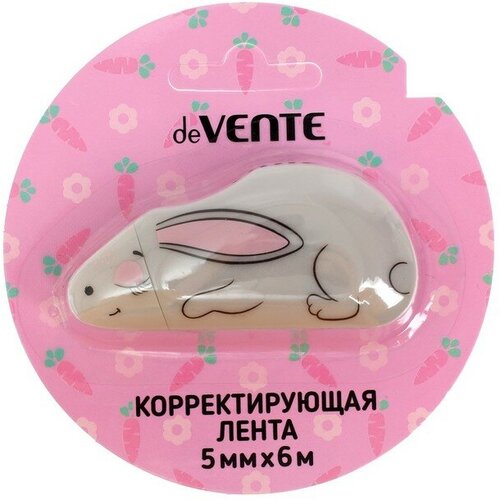 DeVENTE Корректирующая лента 5 мм х 6 м, deVENTE Rabbit, серая