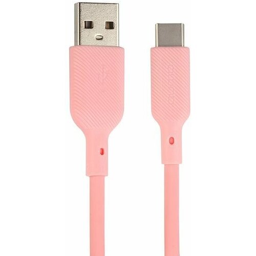 Зарядный кабель USB на Type-C, силиконовый, 1м, 3A, 18W