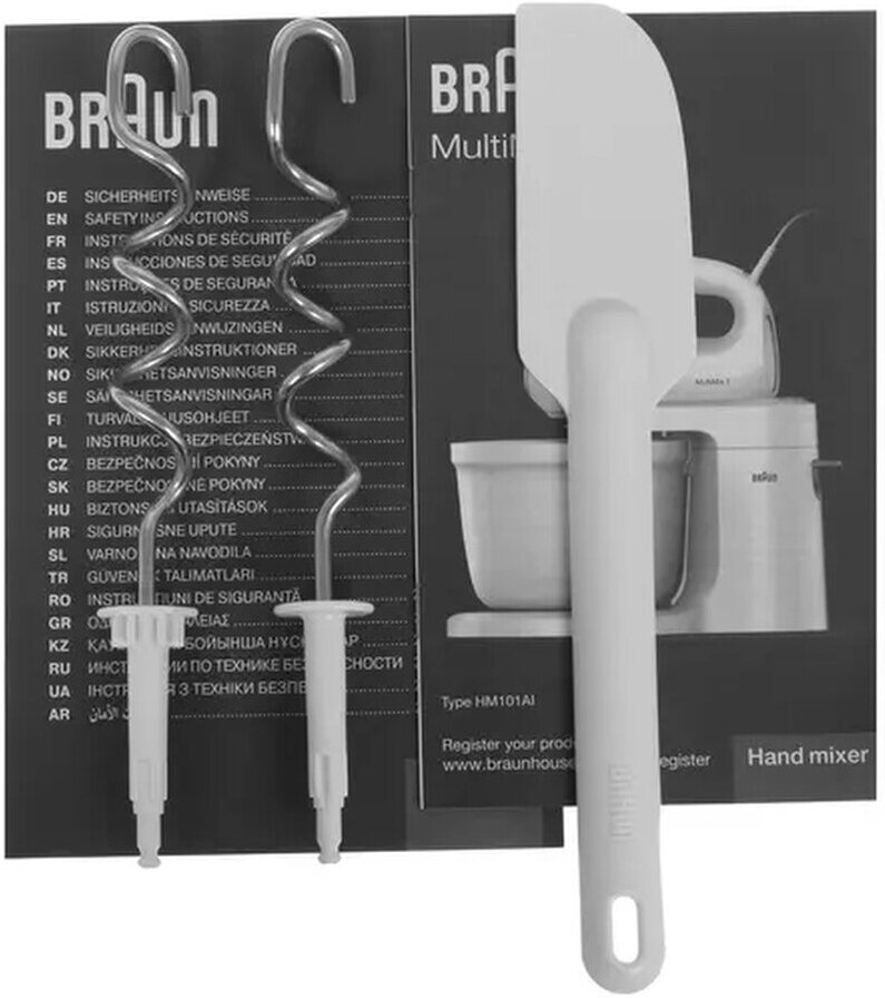 Миксер Braun MultiMix 1 HM1070WH - фото №15