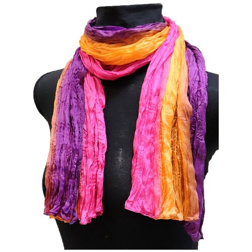 фото Шарф crystel eden 286 оранжевый/розовый/фиолетовый