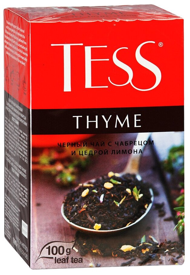 Чай черный Tess Thyme листовой