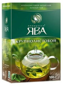 Чай зеленый листовой Принцесса Ява Крупнолистовой, 100 г 6001130