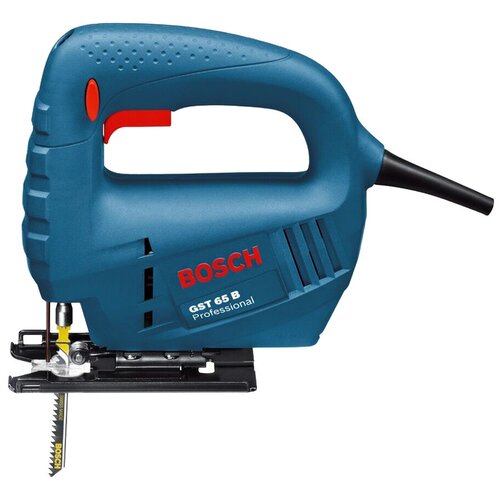 электролобзик dorkel drj 400 400 вт темно синий Электролобзик BOSCH GST 65 B, 400 Вт синий