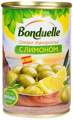 Bonduelle Оливки Мансанилья с лимоном, 314 мл