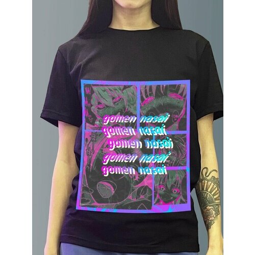 фото Футболка minimal trend, размер xs, черный