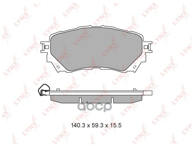 Колодки тормозные Mazda 6 (GJ) 13- передние Lynx BD5130