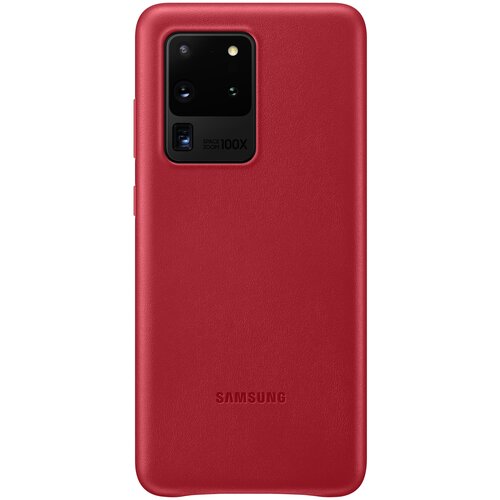 фото Чехол-накладка samsung ef-vg988 для galaxy s20 ultra, galaxy s20 ultra 5g красный