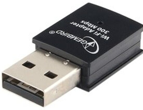 Сетевой мини адаптер Gembird WiFi 300Мбит, USB, 802.11b/g/n (WNP-UA-005)