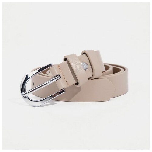 фото Ремень сима-ленд, размер 105, бежевый сима-лэнд