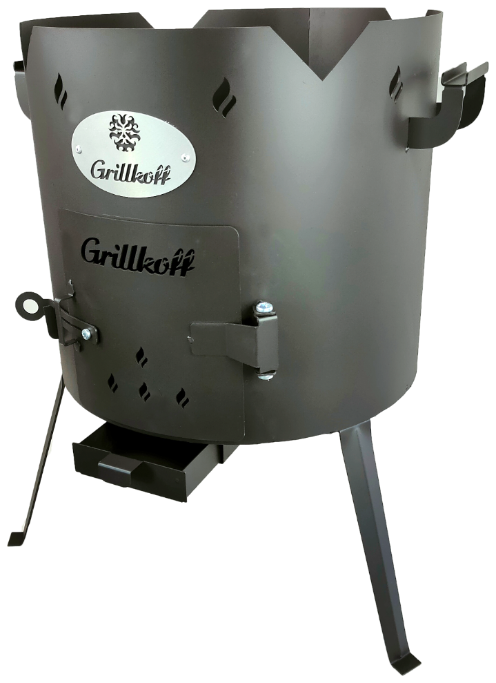 Учаг / печь GRILLKOFF для казана 15 л сталь 2мм (537359) - фотография № 3