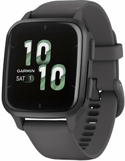 Умные часы Garmin Venu Sq 2, серый с серым алюминиевым безелем, 010-02701-10 — купить в интернет-магазине по низкой цене на Яндекс Маркете