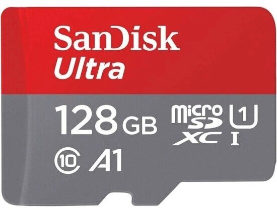 Карта памяти Sandisk microSDXC 128Gb Ultra Class 10 UHS-I (100/10 MB/s)