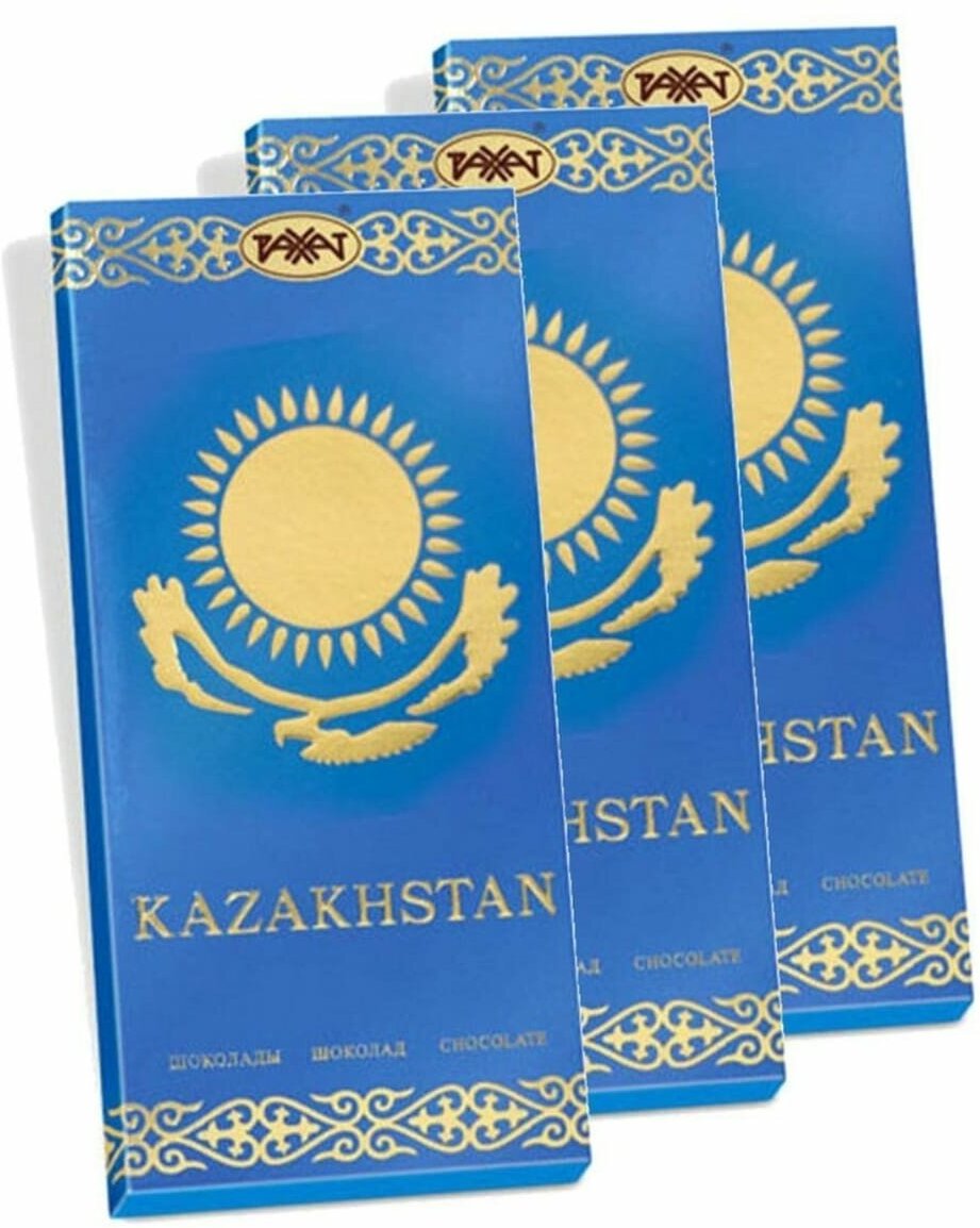 Рахат Шоколад Казахстанский 100 грамм х 3 штуки
