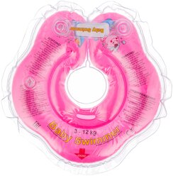 Круг на шею Baby Swimmer 0m+ (3-12 кг) розовый