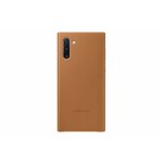 Чехол Samsung Leather Cover Note10 beige - изображение