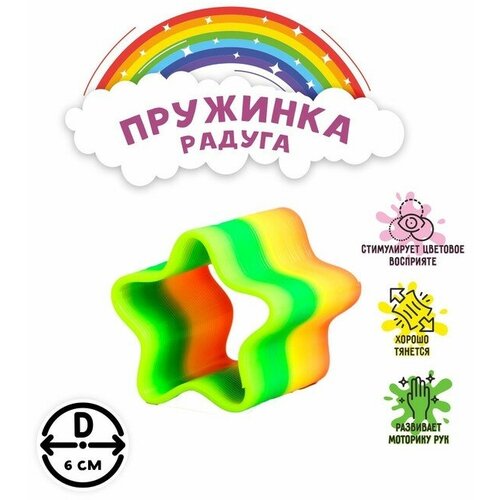 Пружинка-радуга, виды микс(12 шт.)