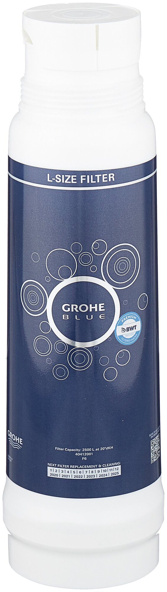 Фильтр Grohe Blue 40412001 L-Size, без насадки