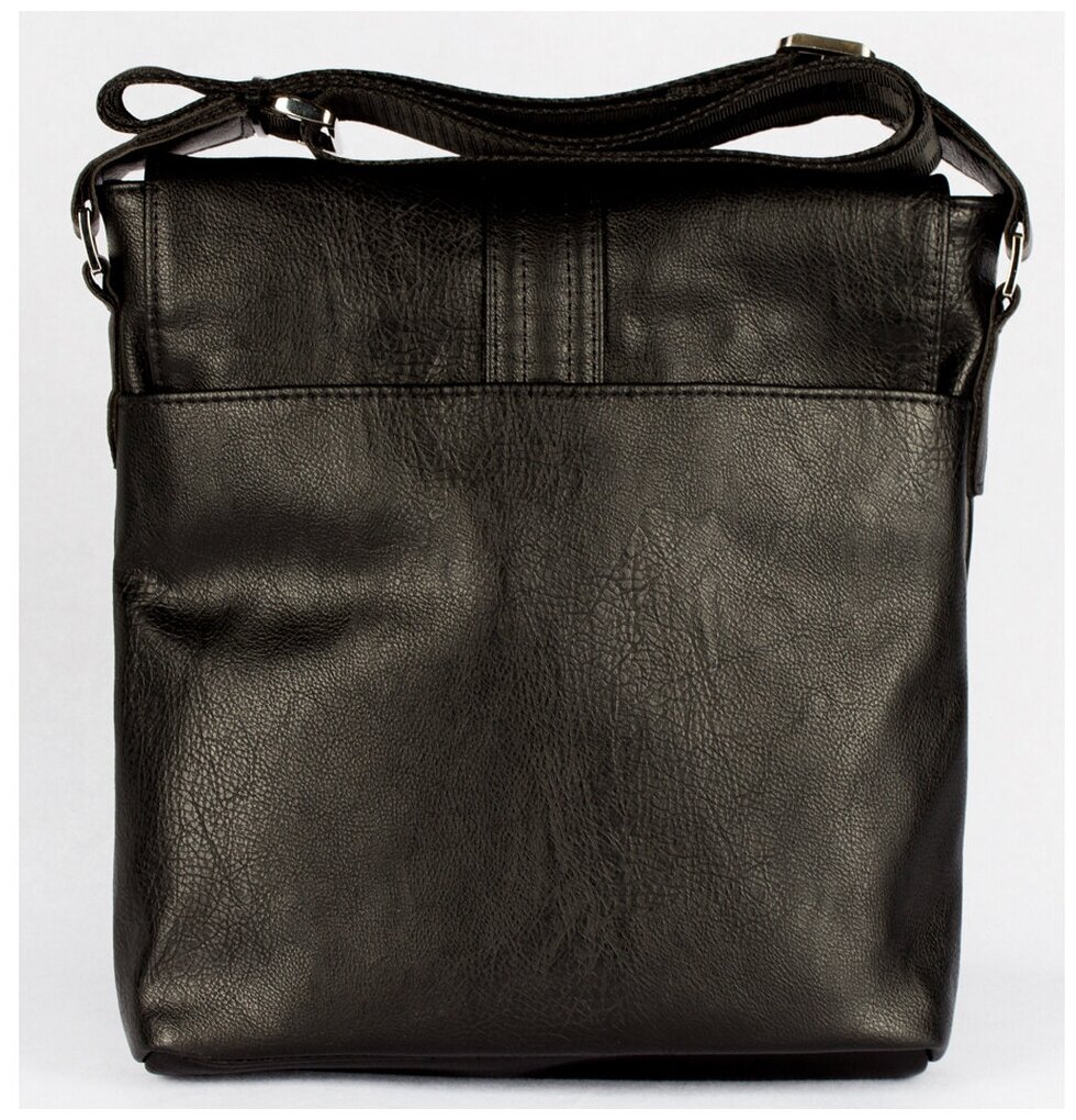 Сумка планшет SKIFFHAT, фактура гладкая, черный — фото 1