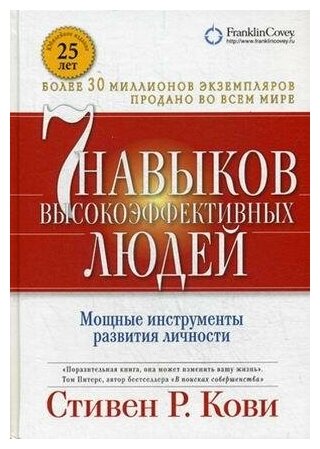 Кови Стивен Р. Семь навыков высокоэффективных людей. Мощные инструменты развития личности. Личная эффективность